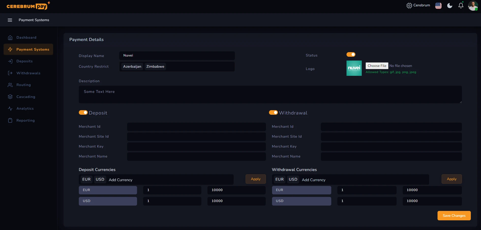 Cashier Customization